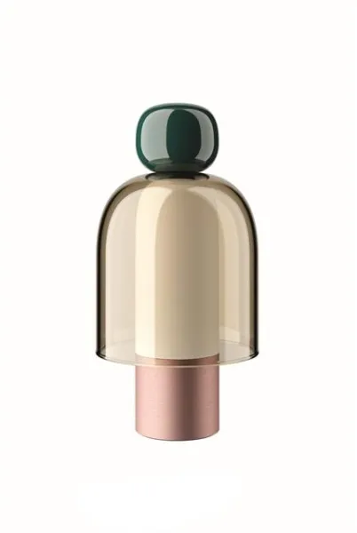 Lodes Easy Peasy Portable Lamp Green/Honey/Rose Gold