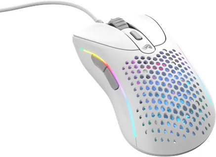 Glorious Model D 2 Wired - Matte White - Gaming Mouse - Optical - 5 buttons - White