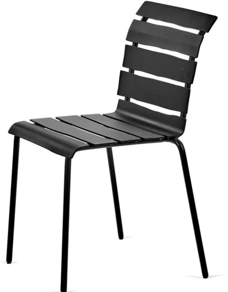 Valerie Objects Aligned Outdoor Dining Chair Black