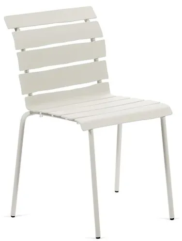 Valerie Objects Aligned Outdoor Dining Chair White