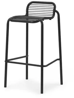 Normann Copenhagen Vig Bar Stool H75 cm Black