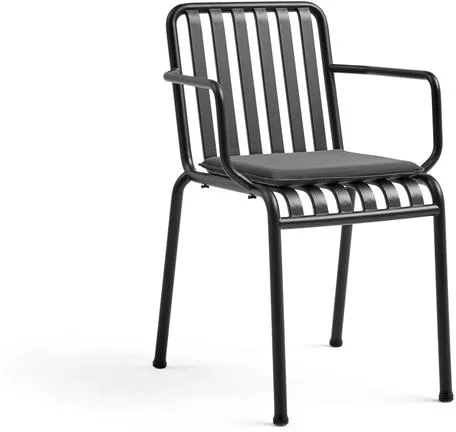 HAY Palissade Chair with Armrests Anthracite