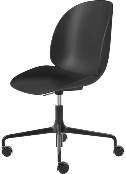 GUBI Beetle Office Chair Matte Black/Black