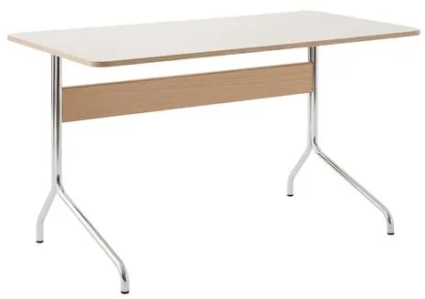 &Tradition Pavilion AV16 Desk Mushroom/Oak/Chrome
