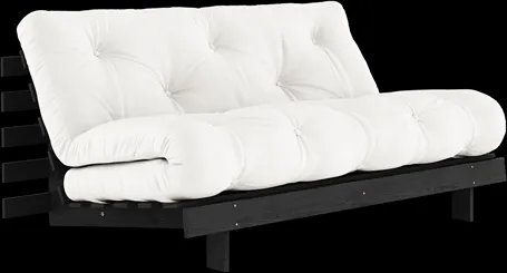 Karup Design Roots Sofa Bed with Roots Mattress 160x200 Natural/Black Lacquered