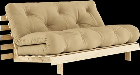 Karup Design Roots Sofa bed w/ Mattress 160x200 758 Wheat Beige/Pine