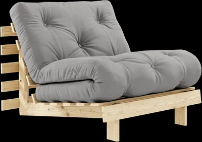 Karup Design Roots Sofa Bed W/ Mattress 90x200 746 Grey/Pine