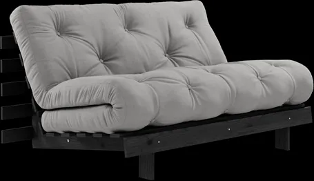 Karup Design Roots Sofa bed w/ Mattress 140x200 746 Dark Grey/Black Pine