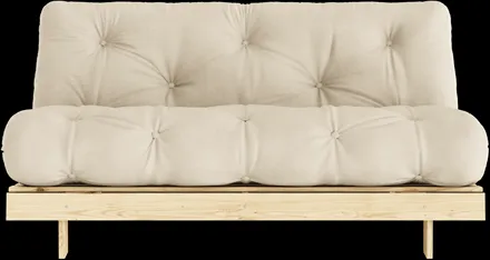 Karup Design Roots Sofa bed w/ Mattress 160x200 747 Beige/Pine