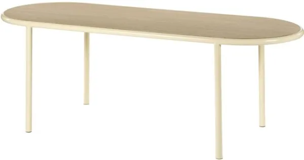 Valerie Objects Wooden Dining Table Oval Ivory/Oak