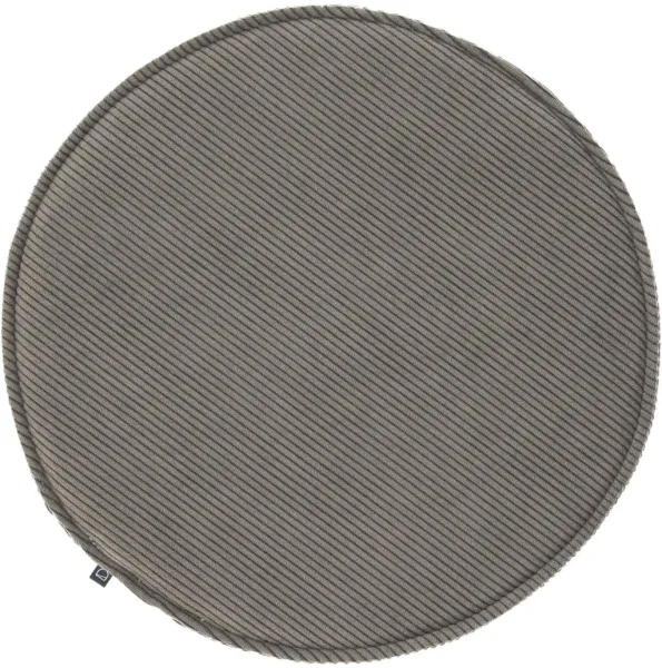 Sora, Dining chair seat cushion, grey, H2.5x35x35 cm