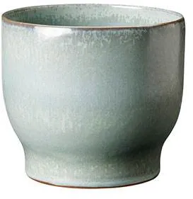 Knabstrup Ceramics flower pot cover, soft mint - Ø:12.5 cm