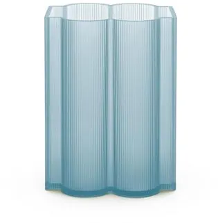 Kartell Okra Vase Low Sky Blue