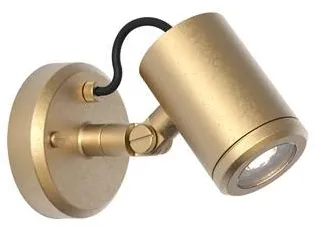 Astro Jura Single Spot Coastal Brass Outdoor Light