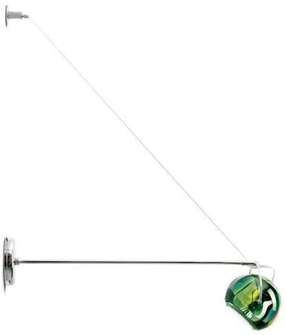 Fabbian Beluga Green Arm Wall Lamp